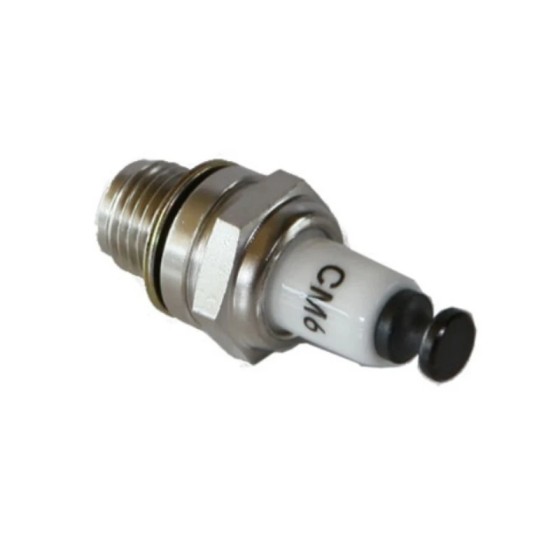 Rcexl CM6-10mm Stecker CM6 für Gas/Benzinmotor DLE30, DLE55, DLE111, DLA56, DLA32, DLA112, EME55 usw.